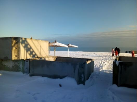 Запорожский курорт пользуется популярностью в зимнее время (ФОТО, ВИДЕО)