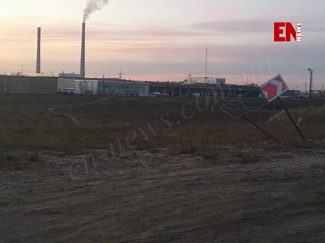 В Запорожской области машина вылетела c трассы (ВИДЕО)