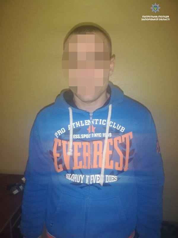 В Запорожье ночью задержали вора на "Мазде" (ФОТО)