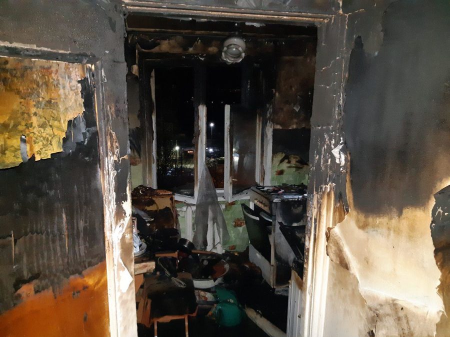 В Запорожье произошел пожар в многоэтажке: есть пострадавшие