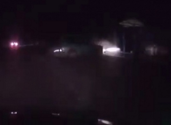 В Запорожской области ночью водитель влетел в остановку (ВИДЕО)