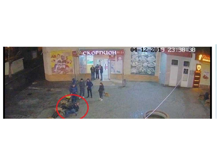 В Запорожской области камеры наблюдения зафиксировали массовую драку (ФОТО)
