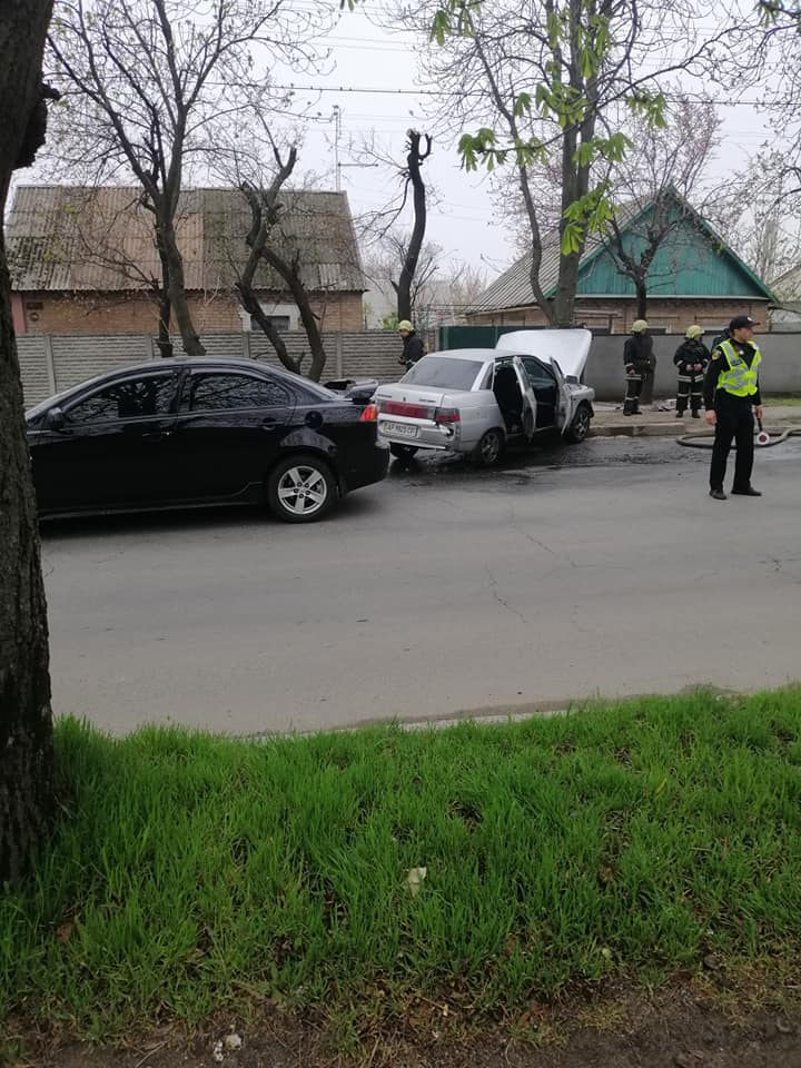 В Запорожье случилась авария рядом с местом, где горожане перекрывали трассу (ФОТО)