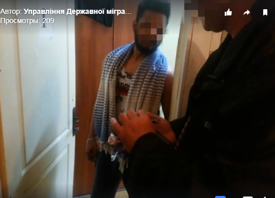 В Запорожье разоблачили иностранца-нелегала (ВИДЕО))