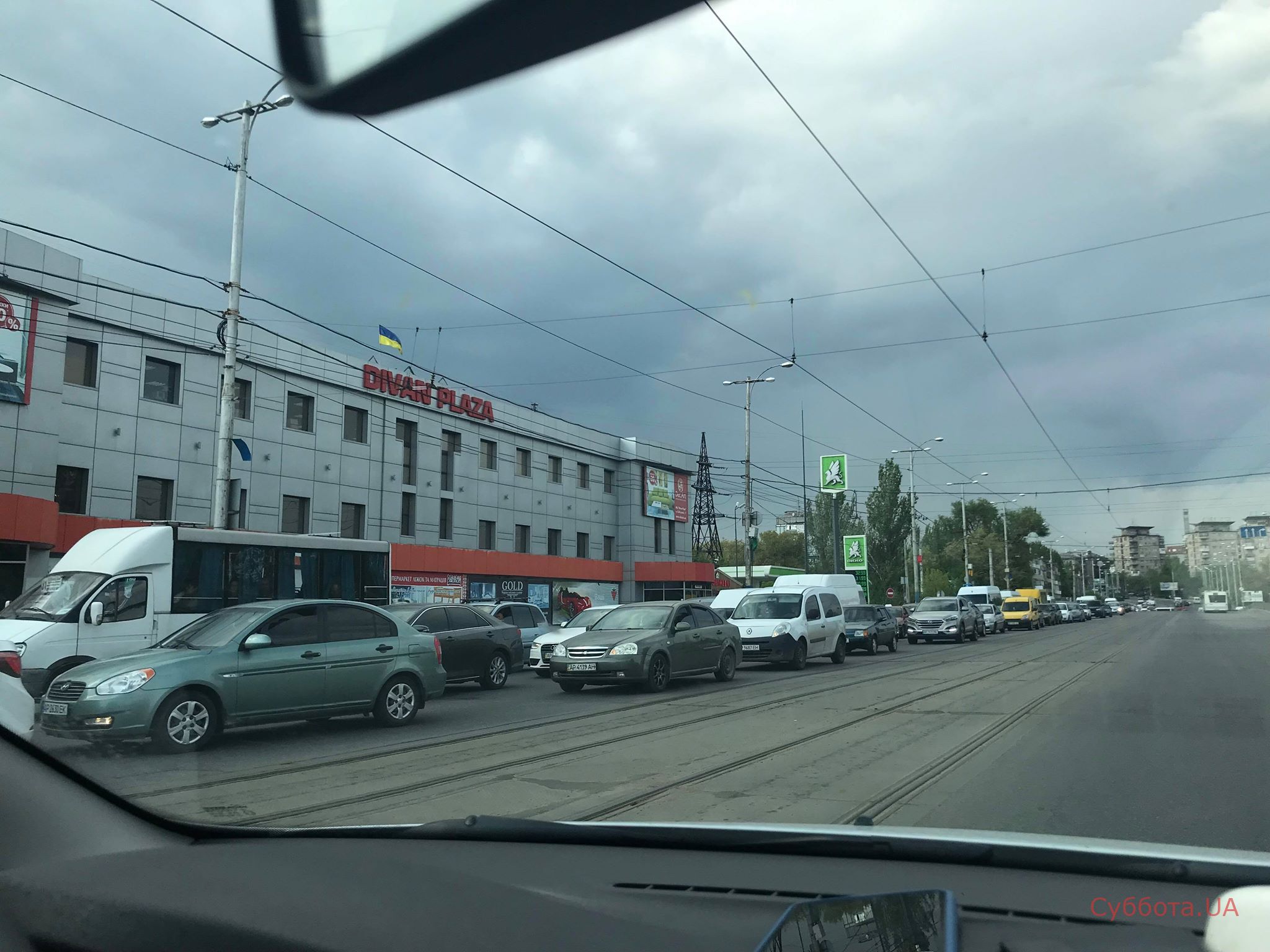 В Запорожье произошел транспортный коллапс (ФОТОФАКТ)