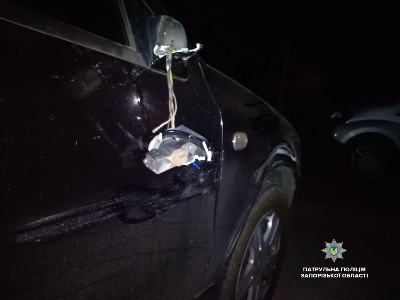 В Запорожье на опасной улице Сикорского ночью произошла авария (ФОТО)