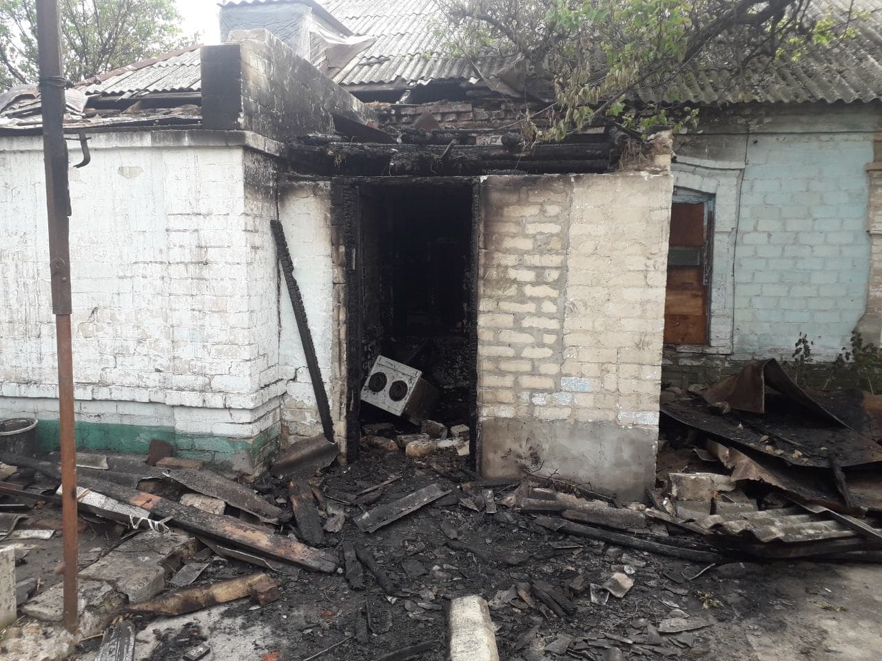 В Запорожской области заживо сгорела женщина (ФОТО)