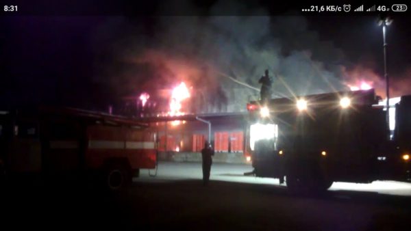 Запорожцы раскритиковали действия пожарных во время возгорания ОАО "Аркадия" (ВИДЕО)