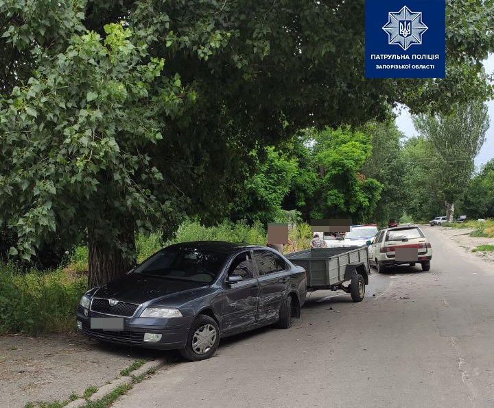 В Запорожье мужчина под действием наркотиков попал в аварию (ФОТО)