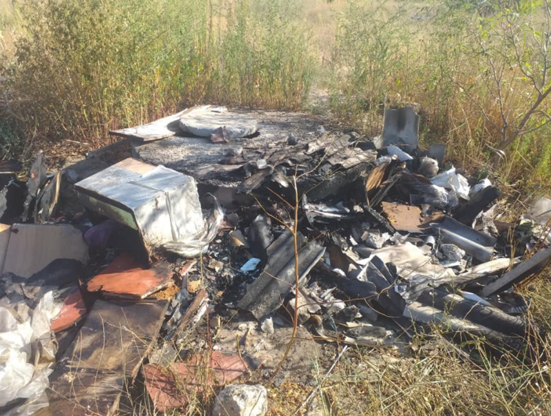 В Запорожье неизвестный поджег будку вместе с собаками (ФОТО)
