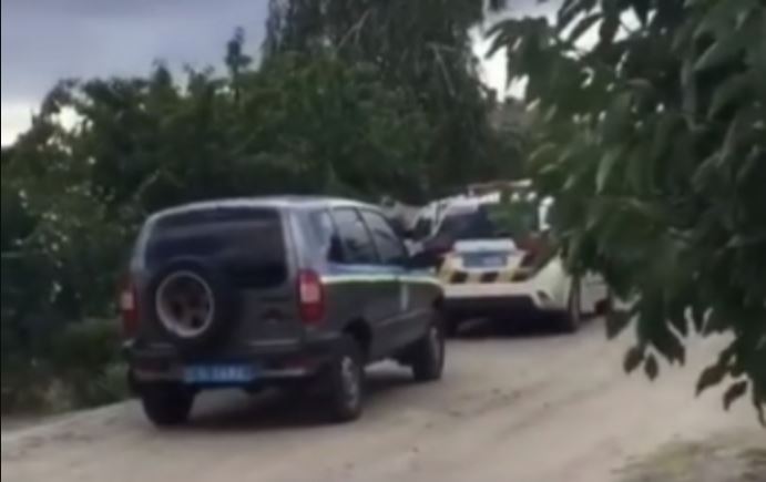 В Запорожской области пьяный мужчина устроил стрельбу посреди улицы (ВИДЕО)