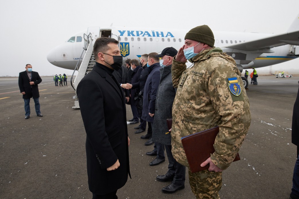 В Запорожье прибыл Владимир Зеленский (ФОТОФАКТ)