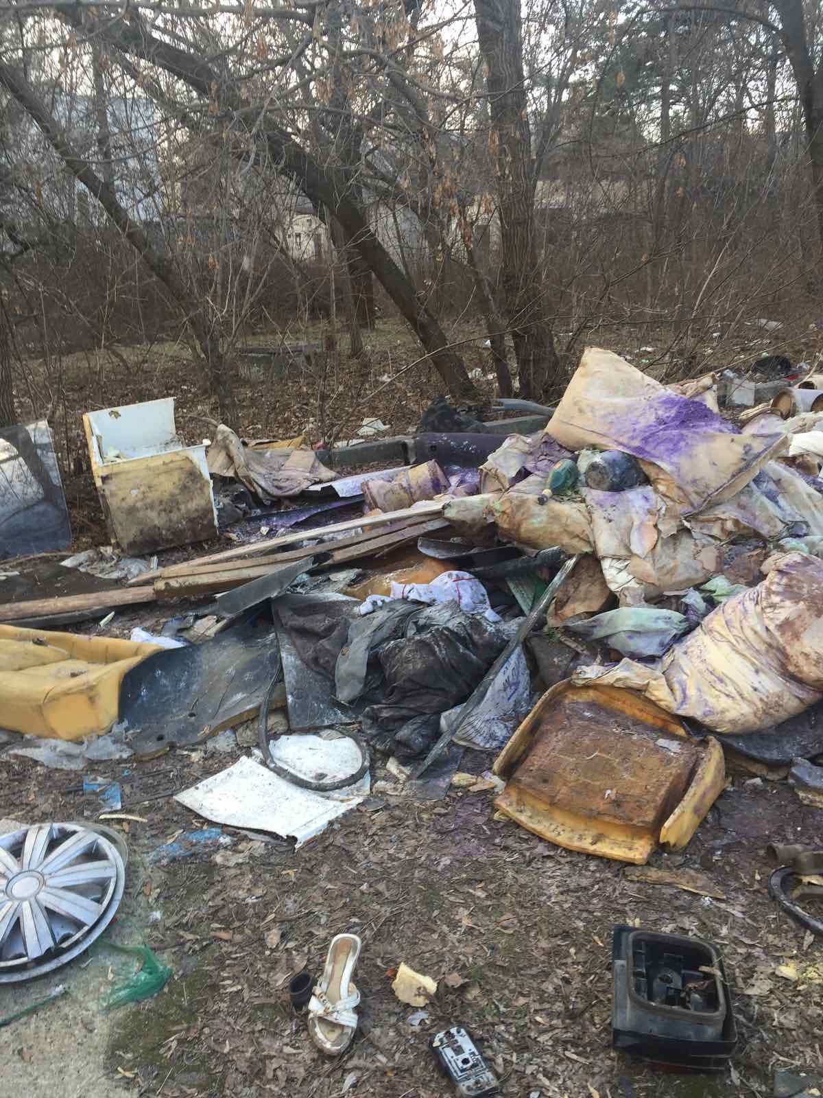 На Хортице обнаружили свалку химикатов (ФОТО) 3 На Хортице обнаружили свалку химикатов (ФОТО)