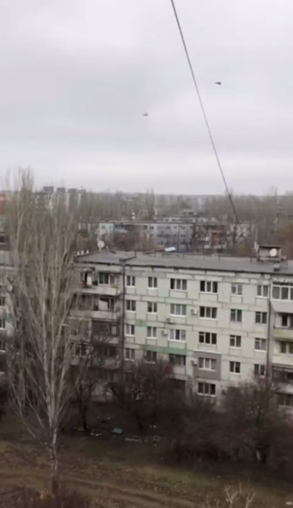 В небе над Запорожьем был сбит вражеский вертолет (ФОТО)
