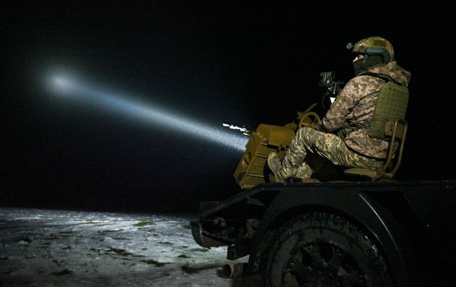 Прикордонники показали кадри знищення "Шахедів" в Одеській області під час атаки