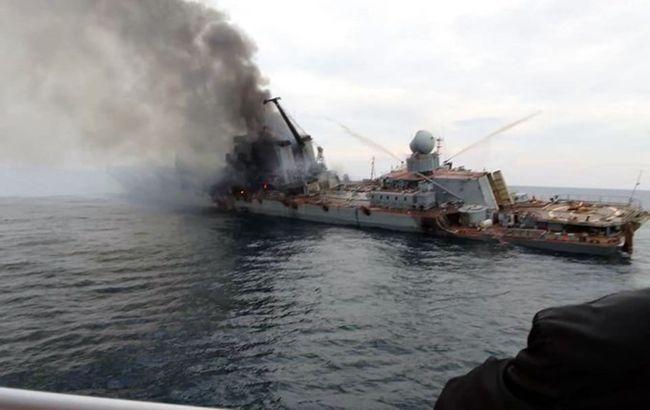 Генштаб показав, як знищували крейсер "Москва": архівне відео удару