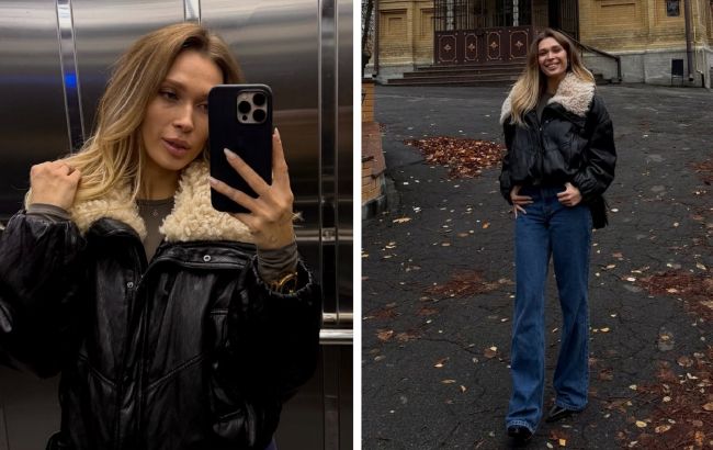 Як виглядає наймодніша куртка на холодну осінь: приклад від актриси Світлицької