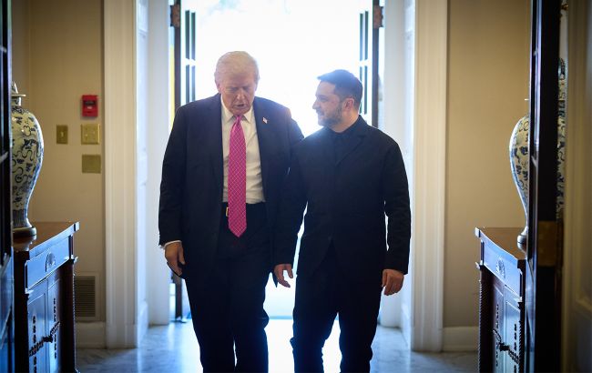 Зустріч Зеленського і Трампа тривала майже годину, був і короткий тет-а-тет