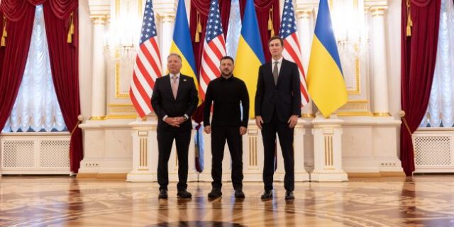 Переговорники у Києві. Про що говорили Віткофф та Кушнер з Україною та Європою
